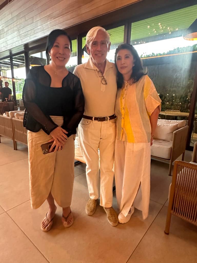 Vicky Veloso-Barrera, Raul Manzano, Crickette Tantoco
